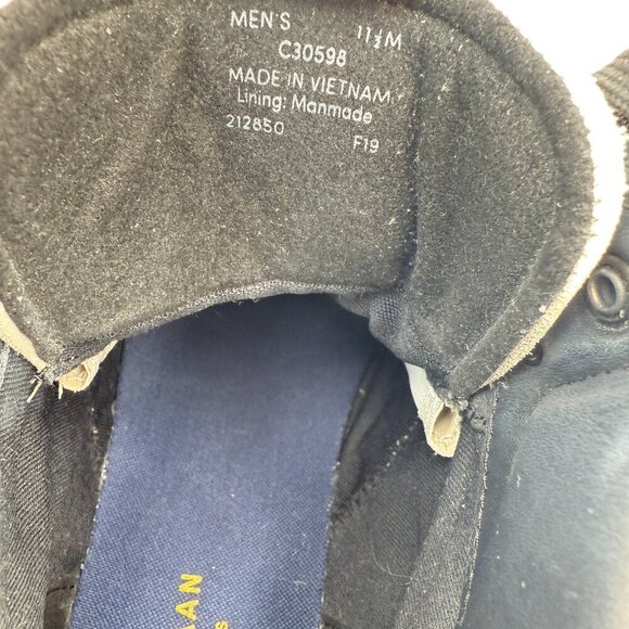 Cole Haan Grandpro Men Size 11.5M C30598 Light Grey Suede Black Hiker Boot - Picture 10 of 12